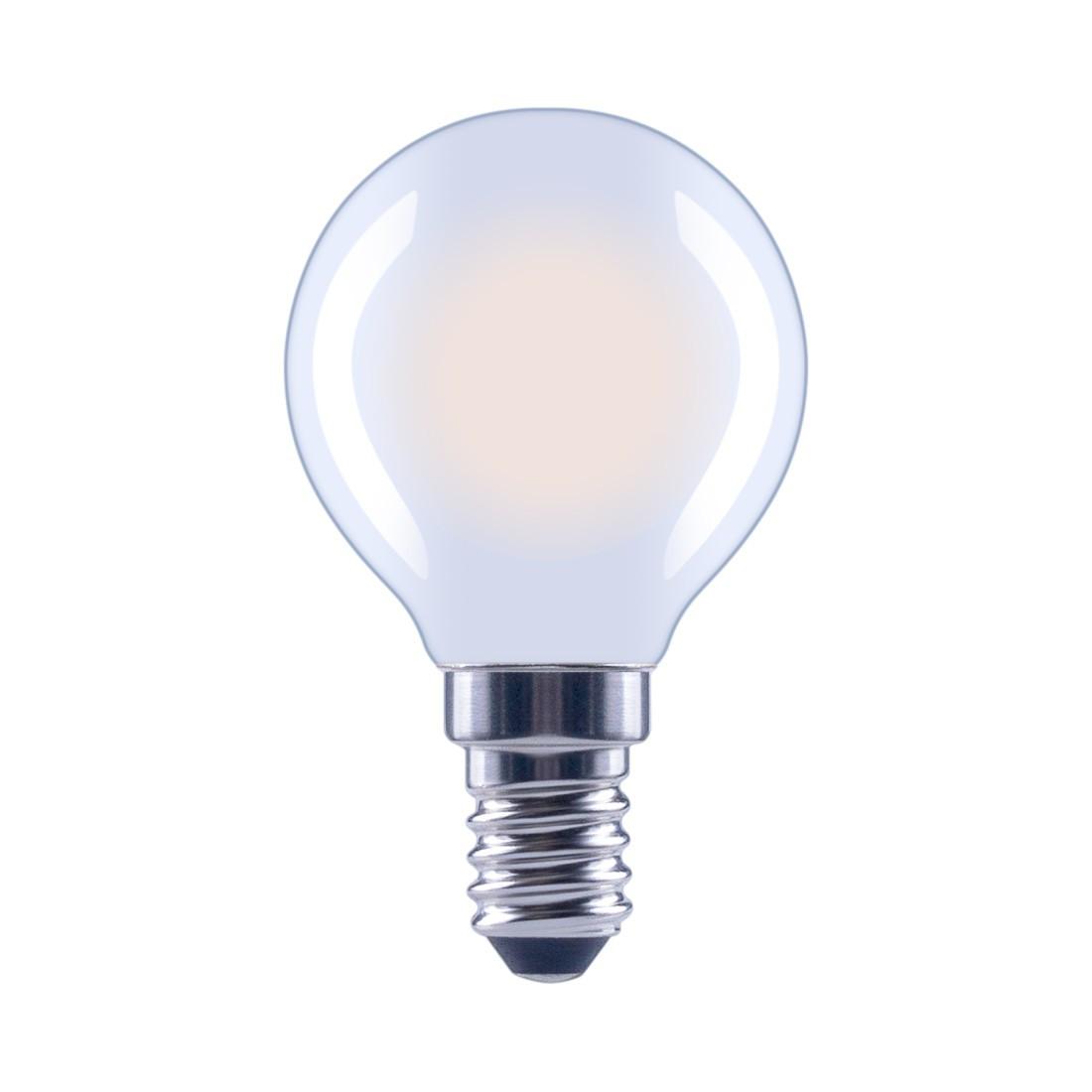 LED-Filament, E14, 470lm ersetzt 40W, Tropfenlampe, matt, Warmweiß, dimmbar (00112837)