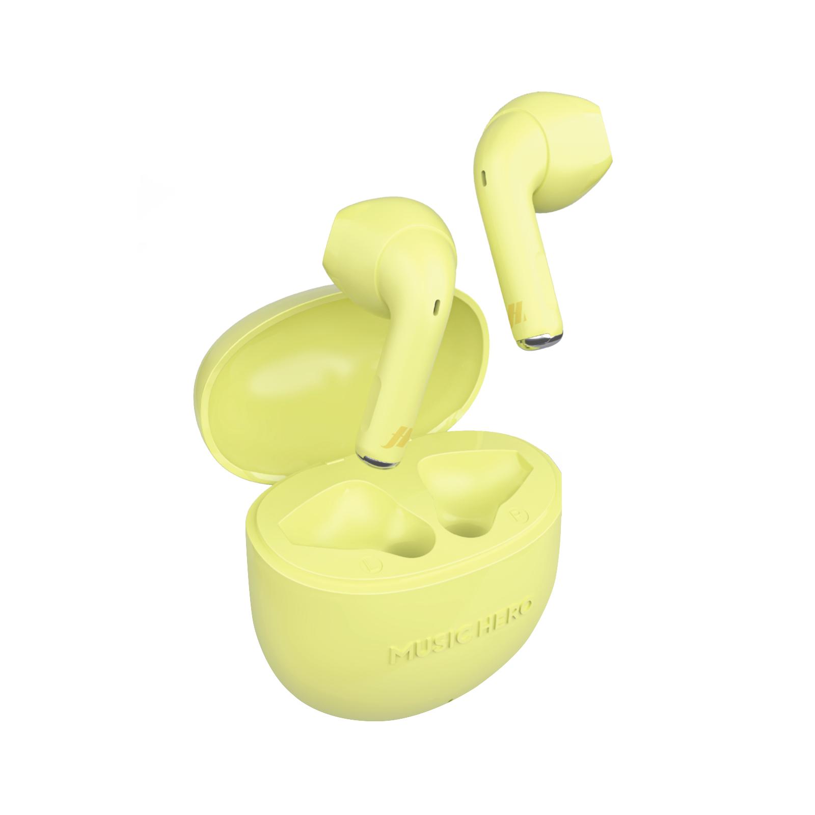 True Wireless Stereo (TWS) im Ohr Anrufe/Musik Bluetooth Gelb In-Ear Kopfhörer