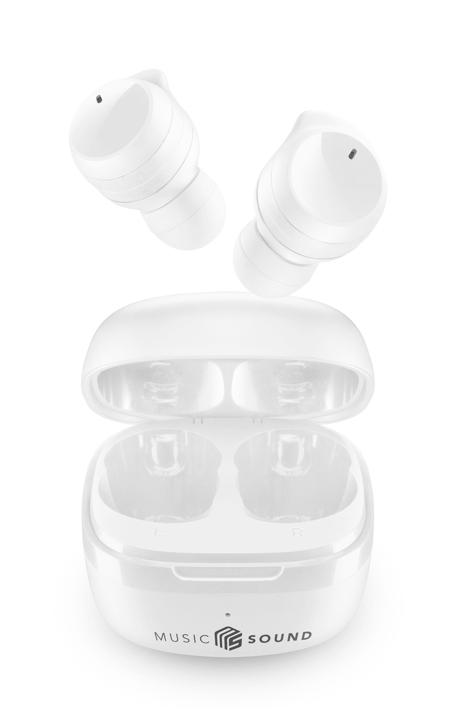 Music & Sound Bluetooth Earphones FLOW White (60603)