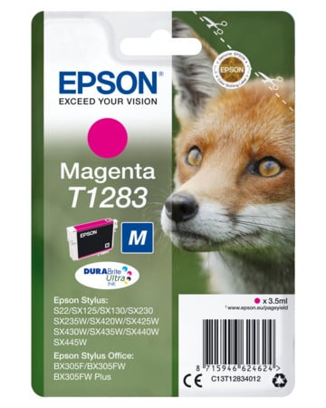 Tintenpatrone C13T12834012 Fuchs magenta