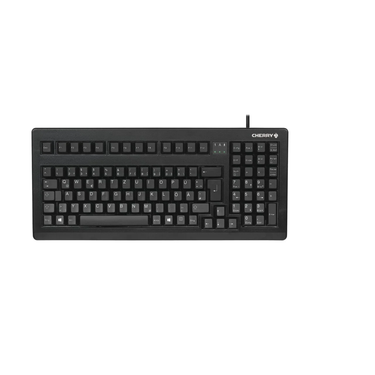 G80-1800 kabelgebundene Tastatur, Schwarz