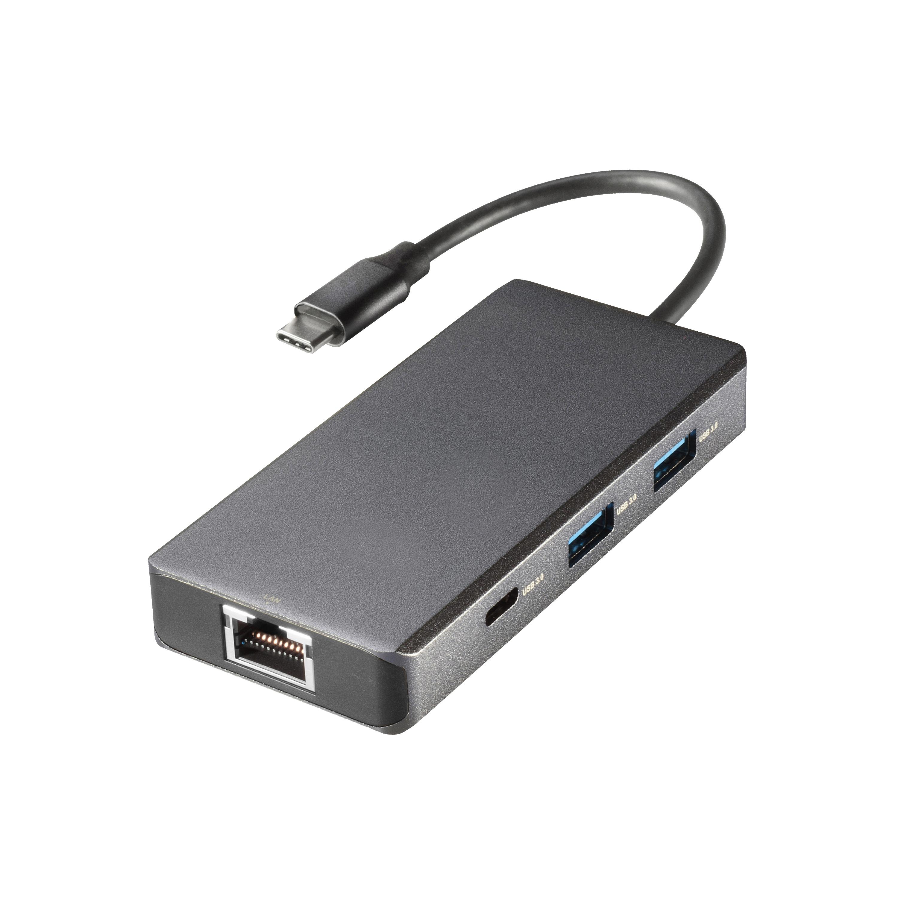 6in1 USB-C® Aluminium Multiport Hub (45964)