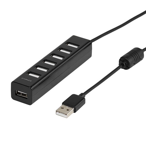 High Speed USB 2.0 HUB, 7-port aktiv, inkl. Netzteil (36661)