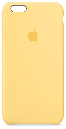 iPhone 6s Plus Silikon Case gelb
