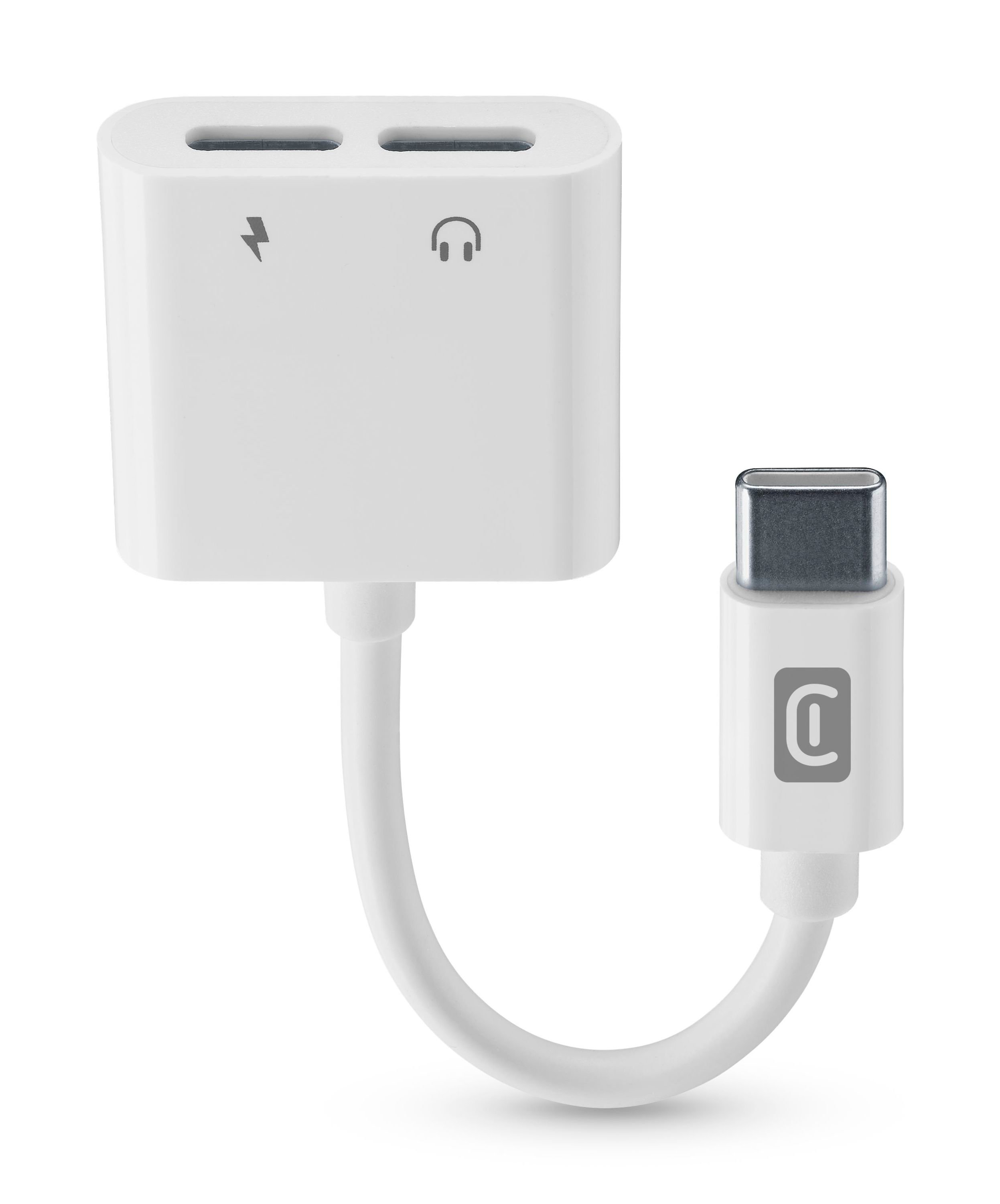 Sound & Charge Typ-C Adapter White (60816)