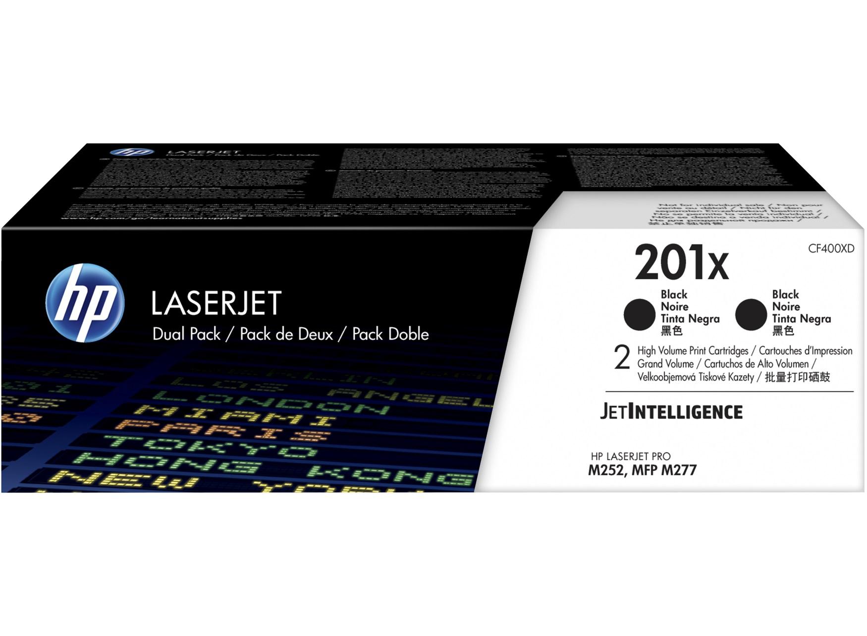 201X 2er-Pack schwarz Toner
