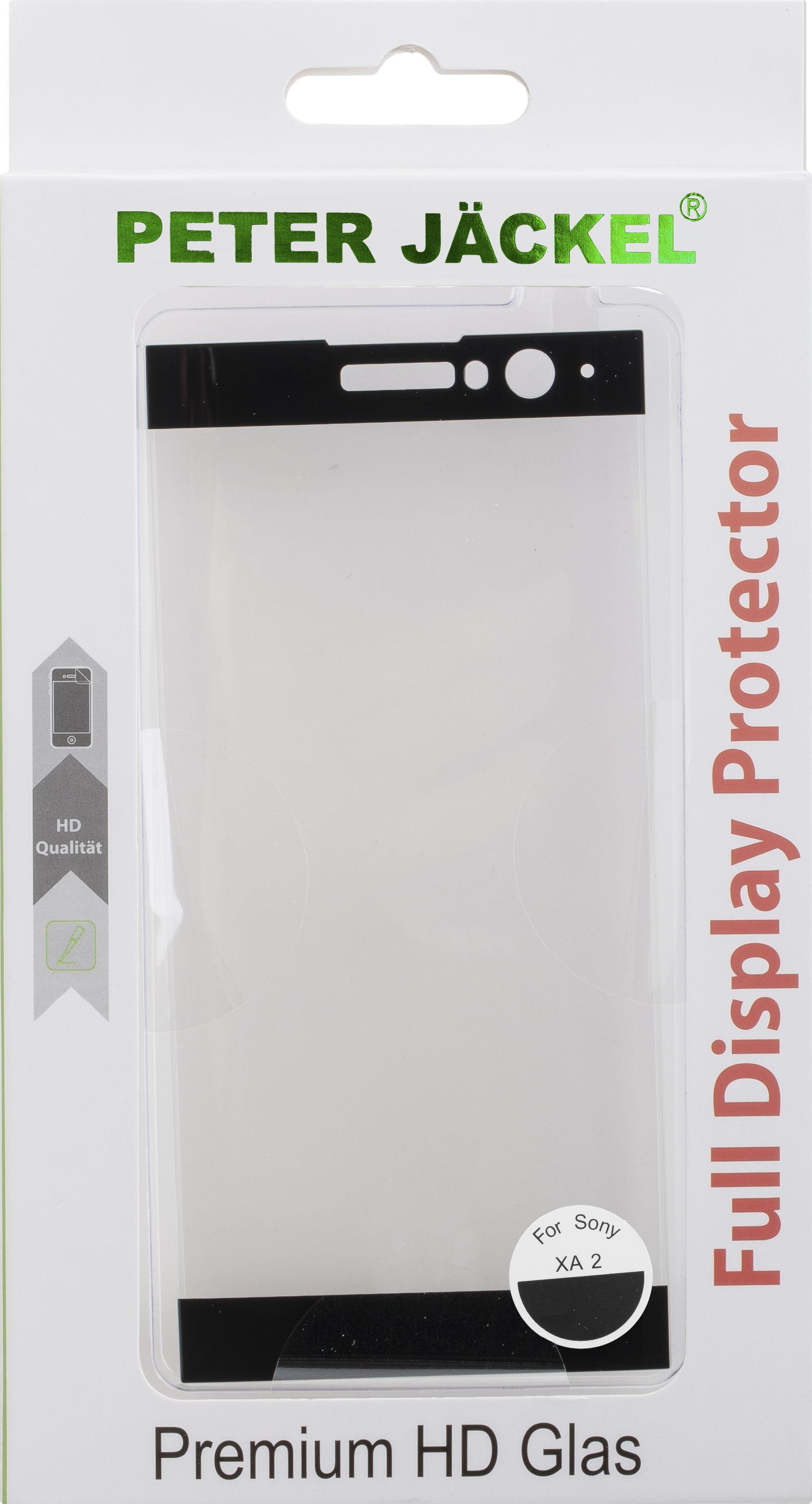 FULL DISPLAY HD Glass SUPERB PLUS für Sony Xperia XA2 schwarz Schutzglas