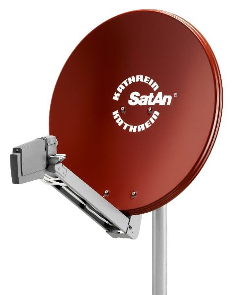 CAS 80 rotbraun Satellitenschüssel 75 cm