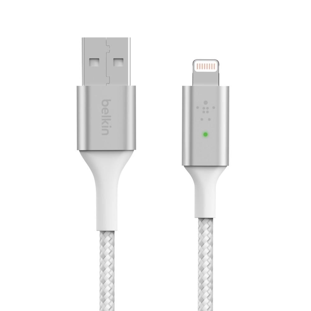 Smart USB-A-Kabel mit Lightning Connector, 1,2 m, weiß