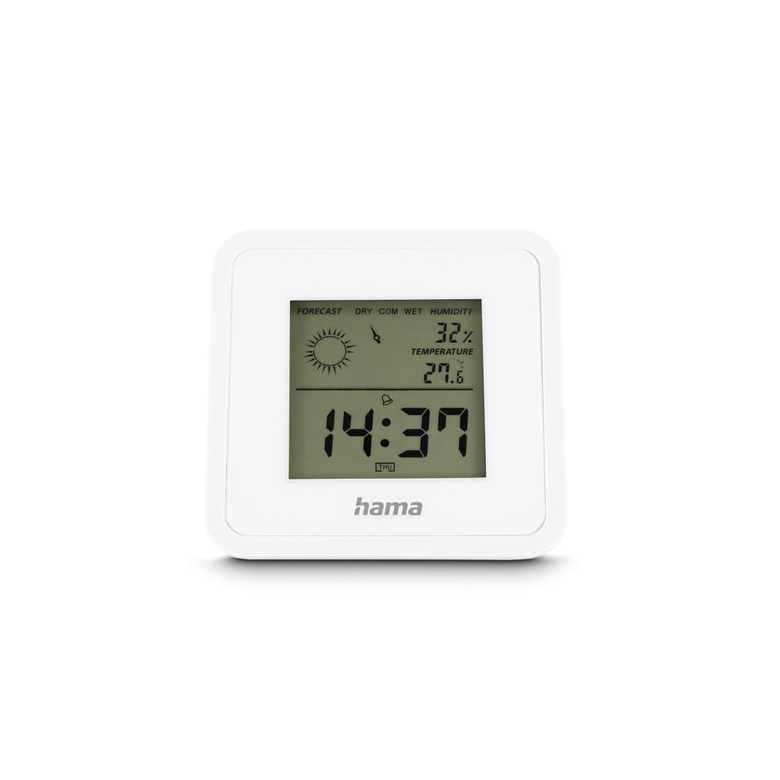 Thermometer und Hygrometer "Borneo", digital, für innen, Weiß (00185891)