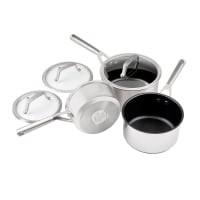 Foodi ZEROSTICK 3-teiliges Edelstahl-Topfset 16/18/20 cm