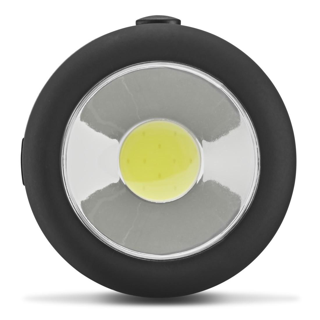 LED-Arbeitsleuchte "W140", mit Batterien, Magnet, Haken. (00228619)