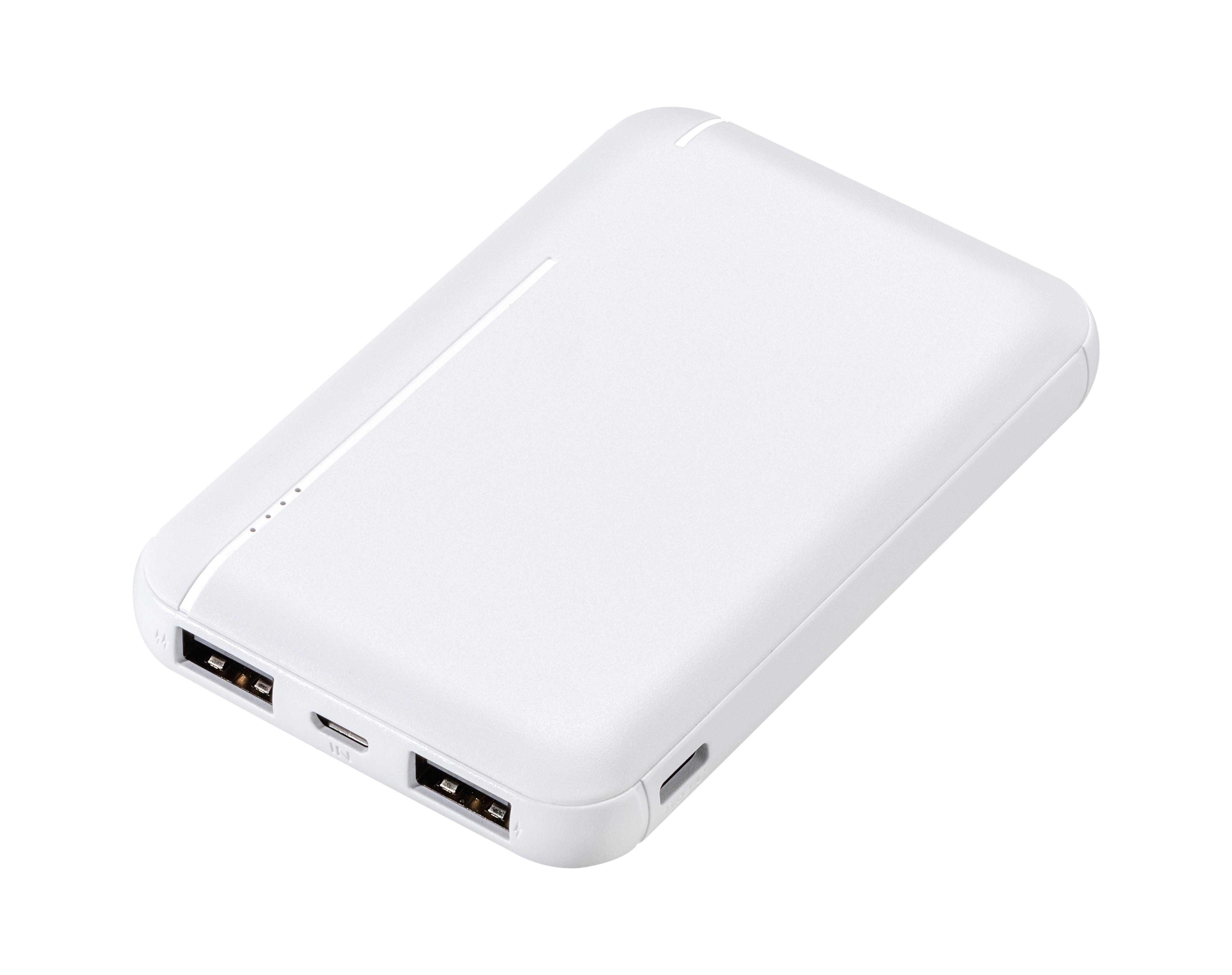 Fast Charge Power Bank 5.000mAh, 10.5W Weiß (63222)