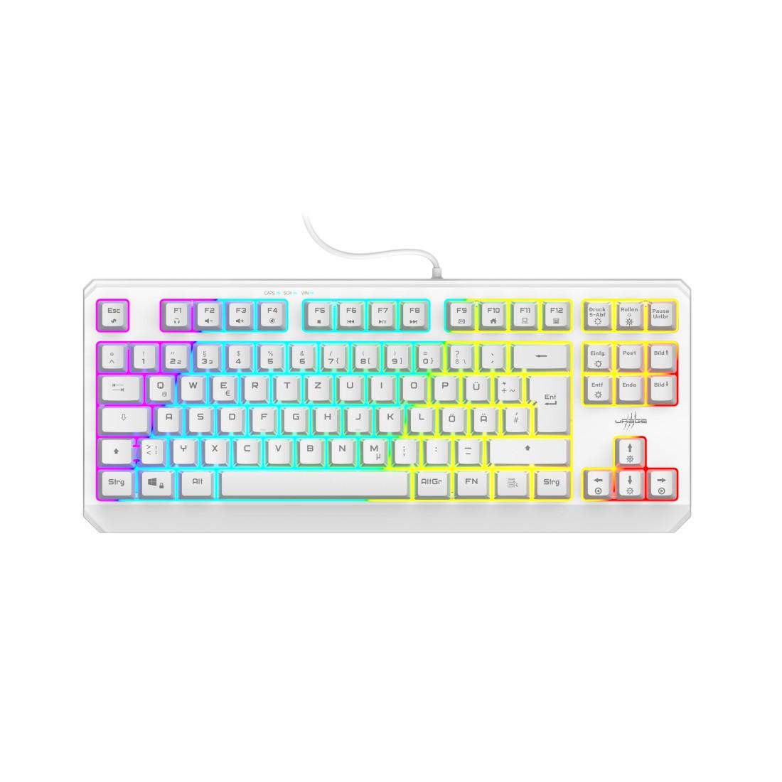 Gaming-Keyboard "Exodus 220 TKL", Weiß, QWERTZ DE (00217819)