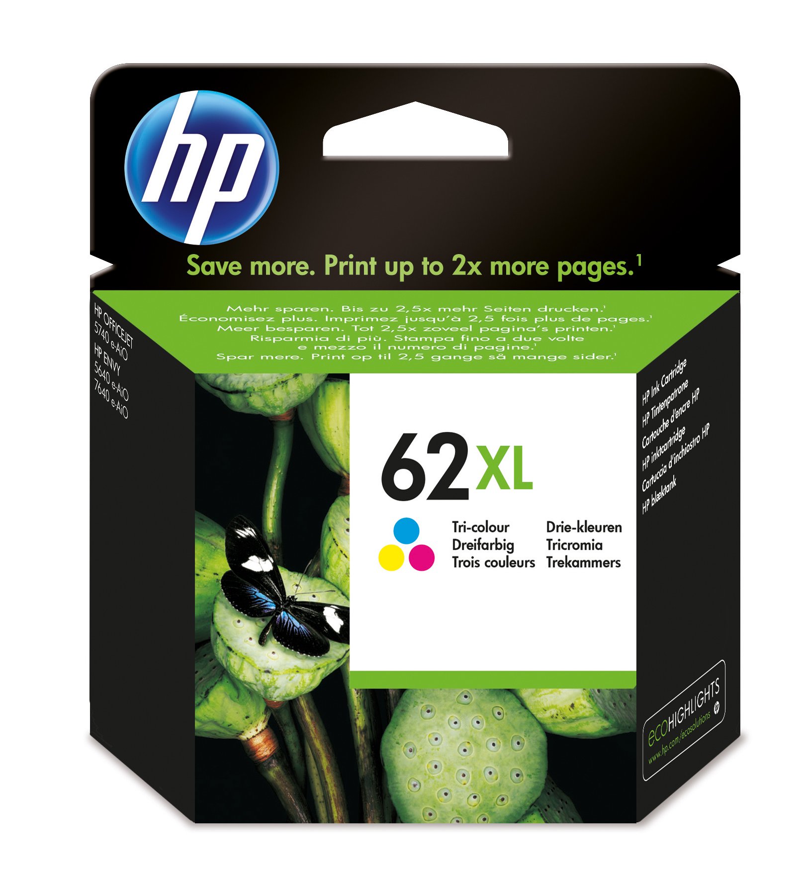 62XL cyan/magenta/gelb Druckerpatrone