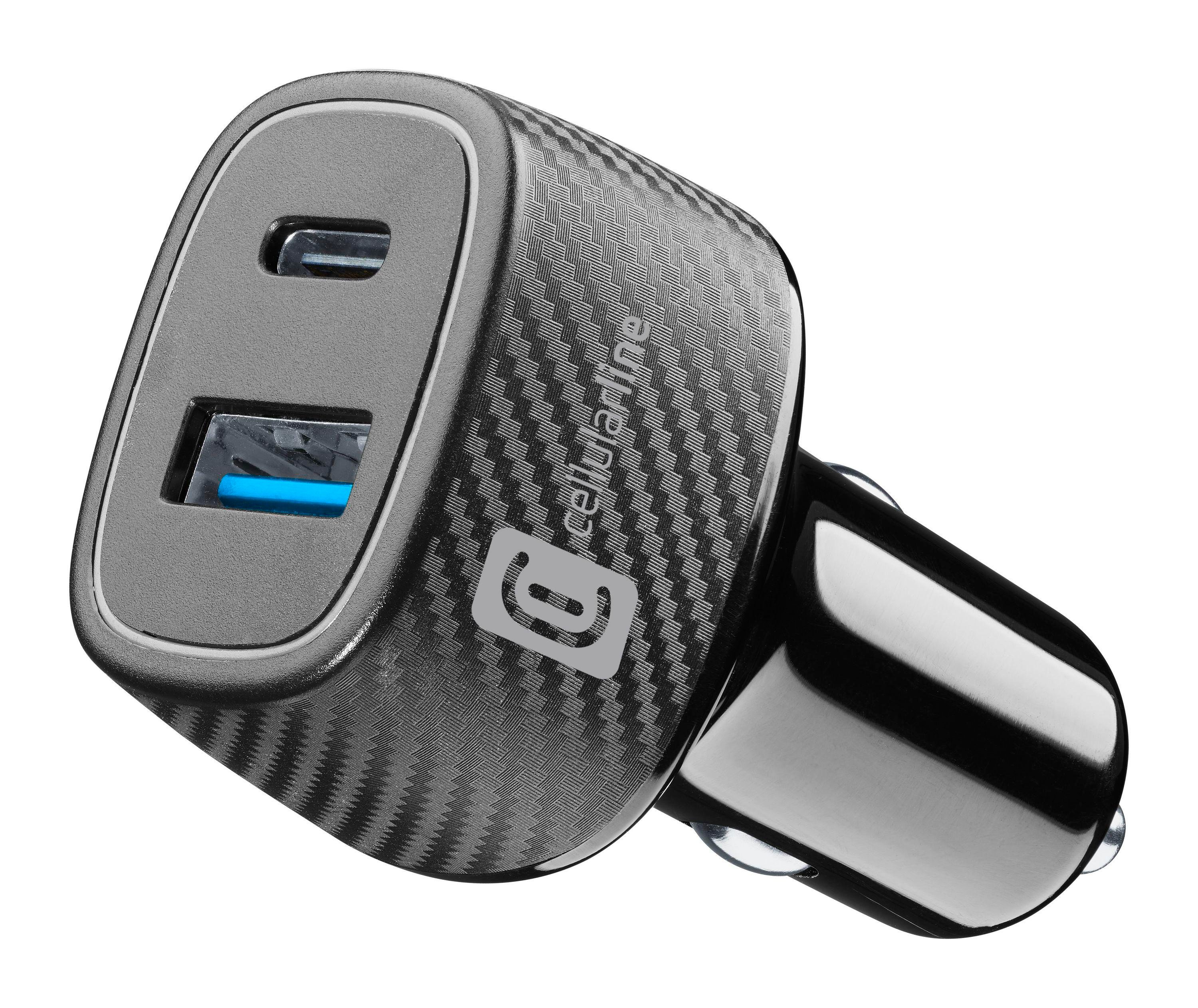 USB Car Charger Multipower Ultra 30W Black (60262)