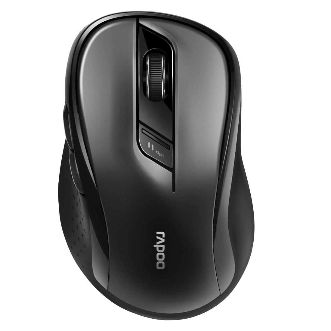 Kabellose lautlose Multi-Mode-Maus "M500", Schwarz (00184535)