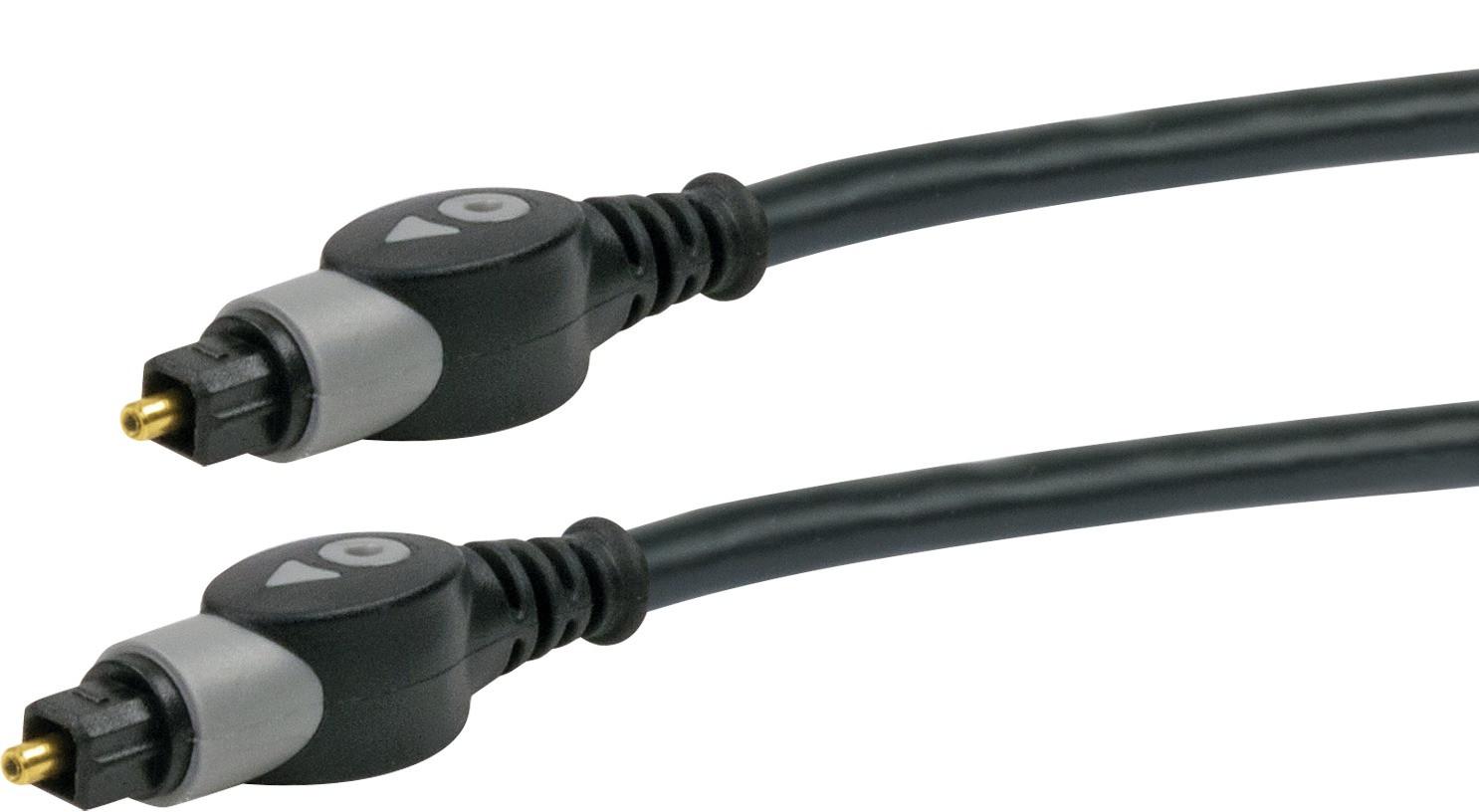Lichtwellenleiter Anschlusskabel LWL2075 - TOSLINK, 0,75m