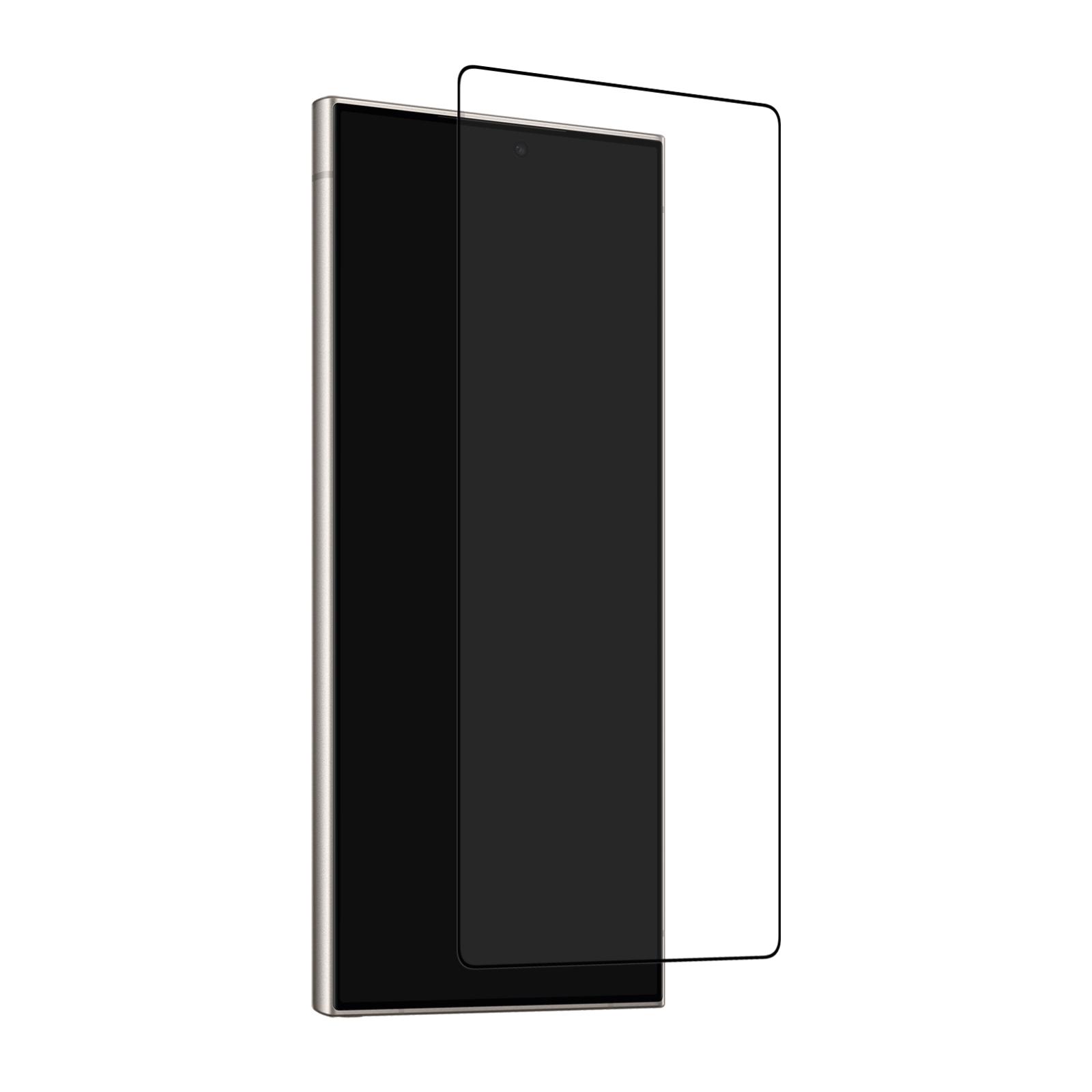 Gehärtetes Glas für Samsung Galaxy S25 Ultra, Schwarz