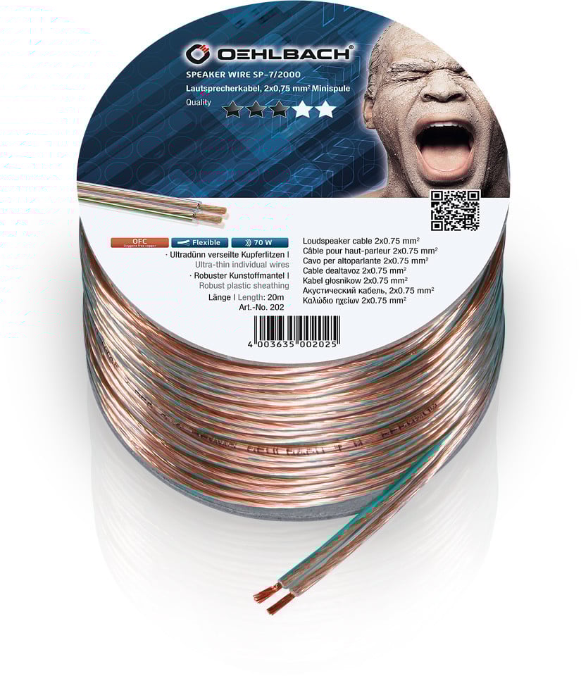 Lautsprecherkabel Speaker Wire SP-7 2000 20m