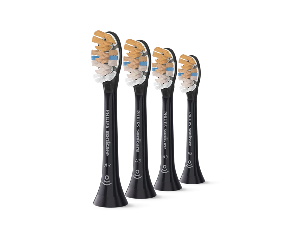 HX9094/88 Sonicare Premium All-in-One schwarz 4er Aufsteckbürsten