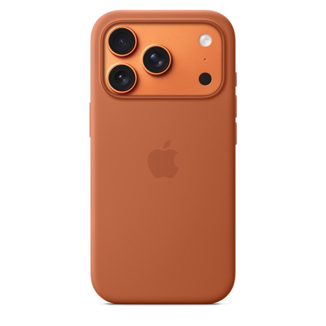 iPhone 17 Pro Silikon Case mit MagSafe - Terrakotta