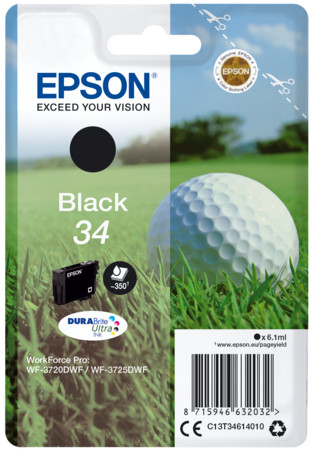 C13T34614010 Golfball schwarz Druckerpatrone