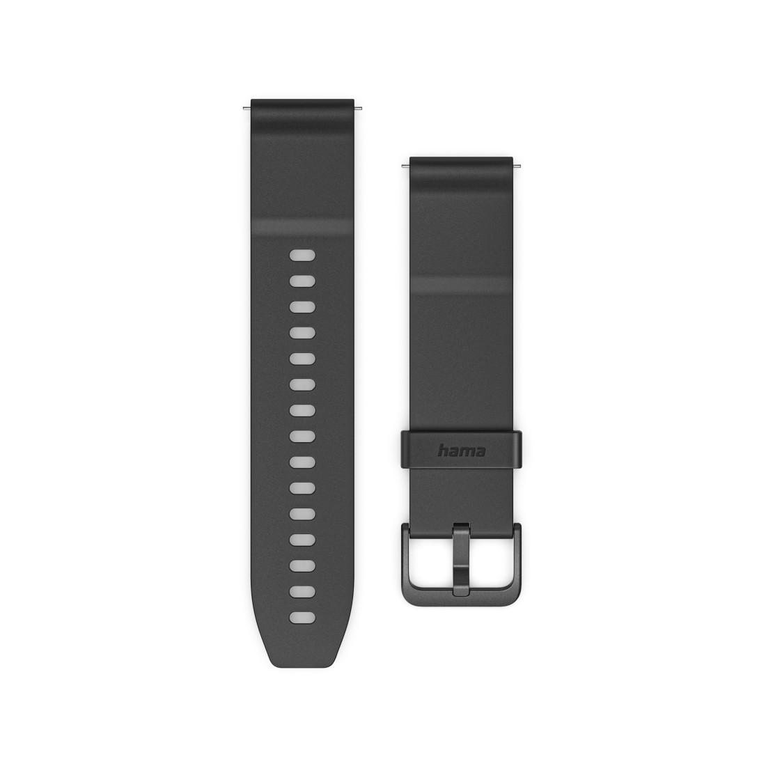 Bezahlarmband, NFC, kontaktlos bezahlen, für Uhr/Smartwatch, 22 mm, Schwarz (00178659)