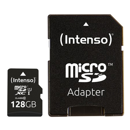 microSDXC Karte 128GB UHS-I inkl. SD Adapter