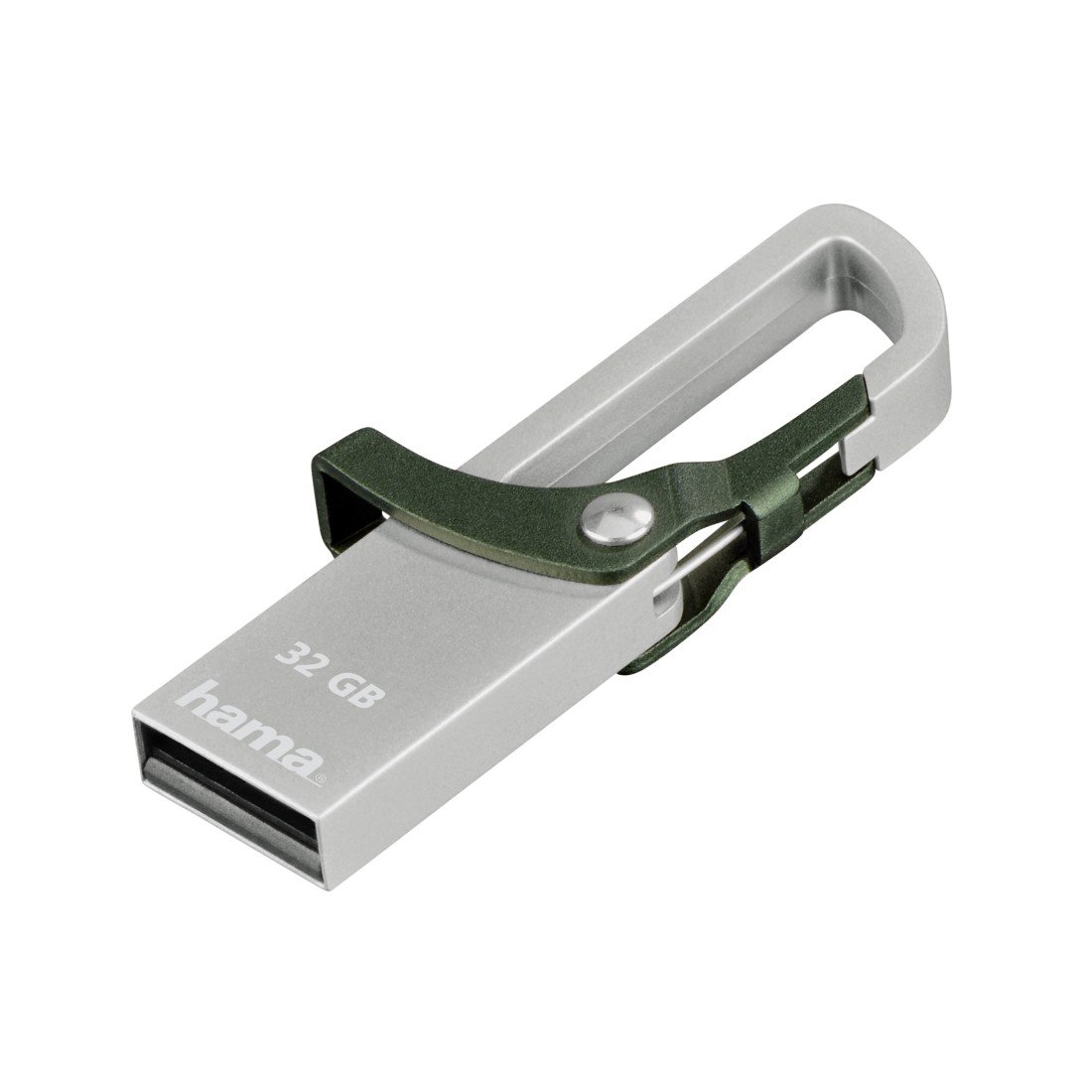 USB-Stick "Hook-Style", USB 2.0, 32 GB, 15MB/s, Grün (00123921)