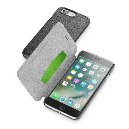 37787 Book Essential Buchklapptasche für iPhone 7 Plus schwarz