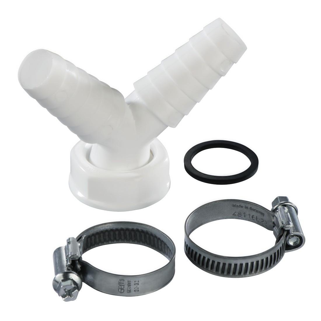 Doppelgeräteanschluss mit Dichtung 1'' (00111829)