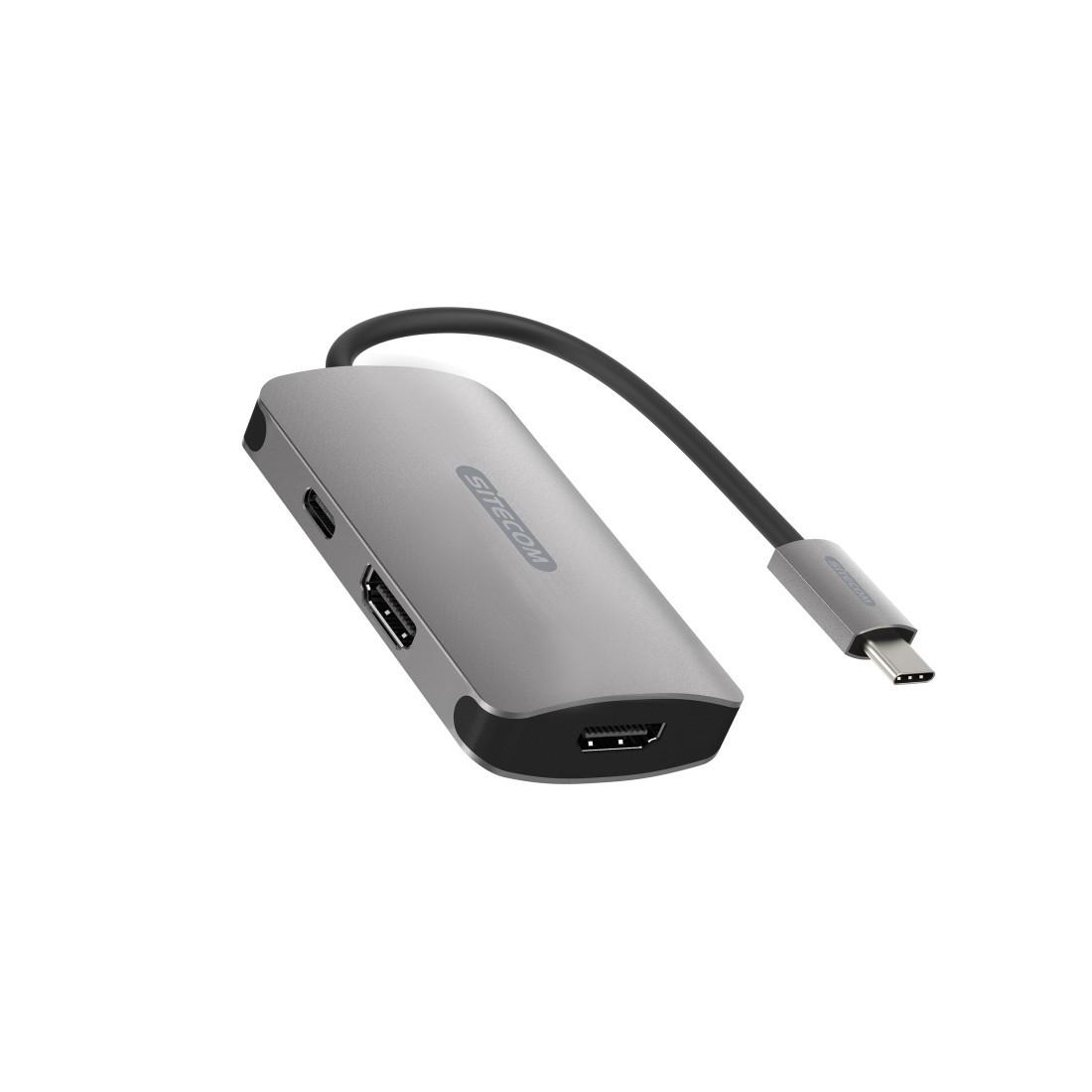 Adapter "CN-398", USB-C auf 2xHDMI™ mit USB-C Power Delievery (00195726)