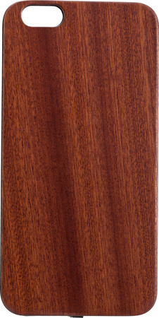 15330 Qi Wireless Charger WOODY Receiver Cover für Apple iPhone 6/6s Plus dunkelbraun