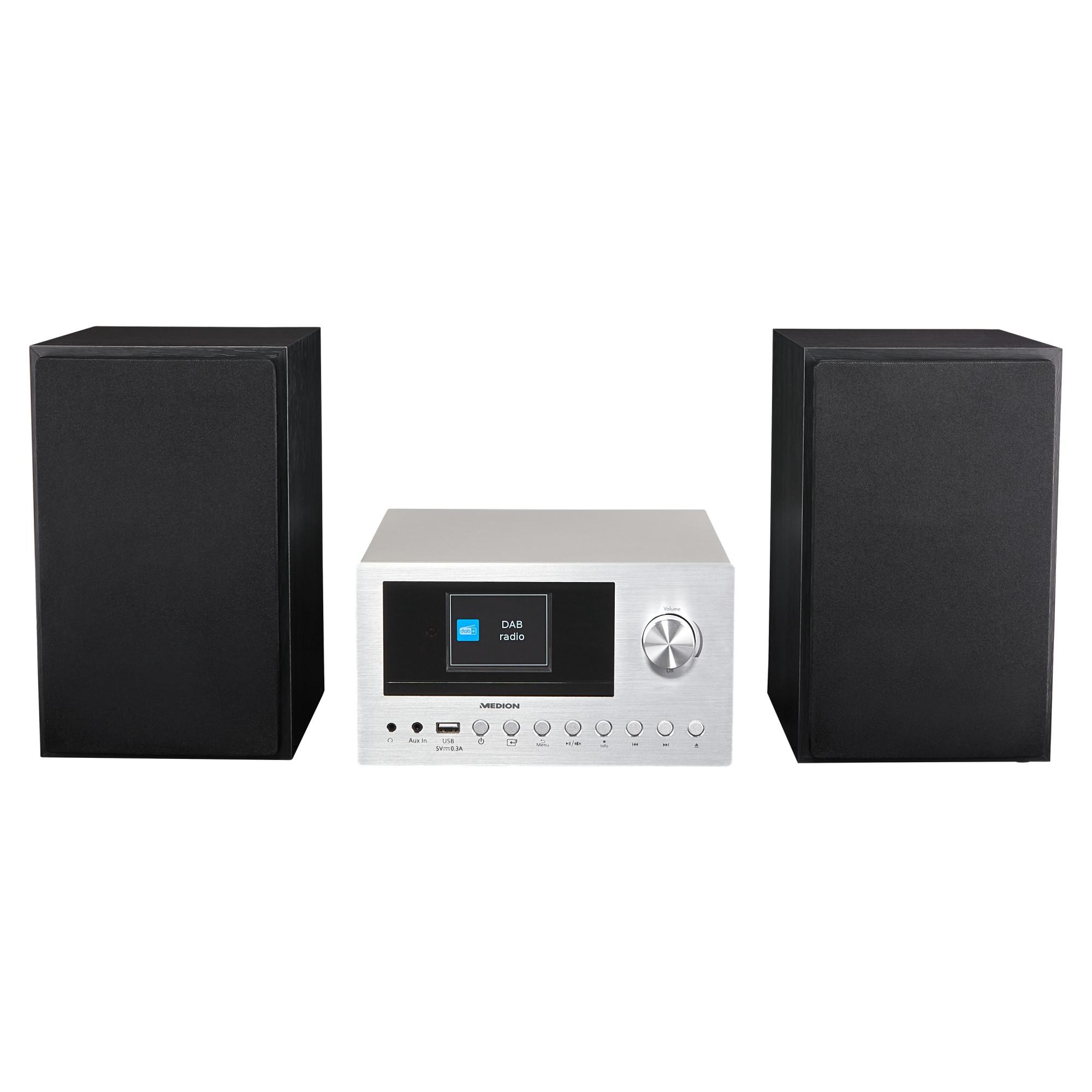 Micro-Audio-System MD85008 silber