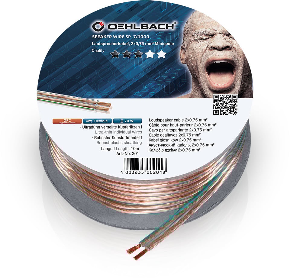 Lautsprecherkabel Speaker Wire SP-7 1000 10 m