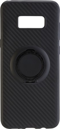 Finger Loop Cover Carbon Style für Samsung G955 Galaxy S8+ schwarz