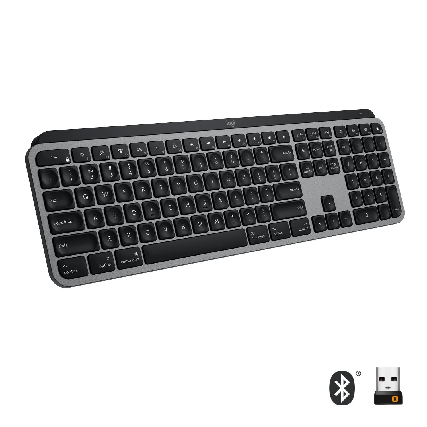 MX Keys for Mac space grau Gaming-Tastatur