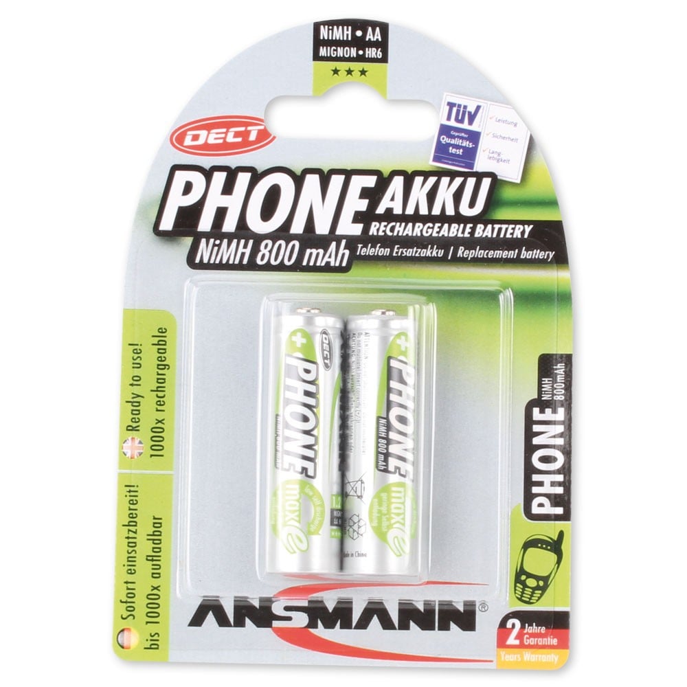 DECT AA, 2er Blister Akku