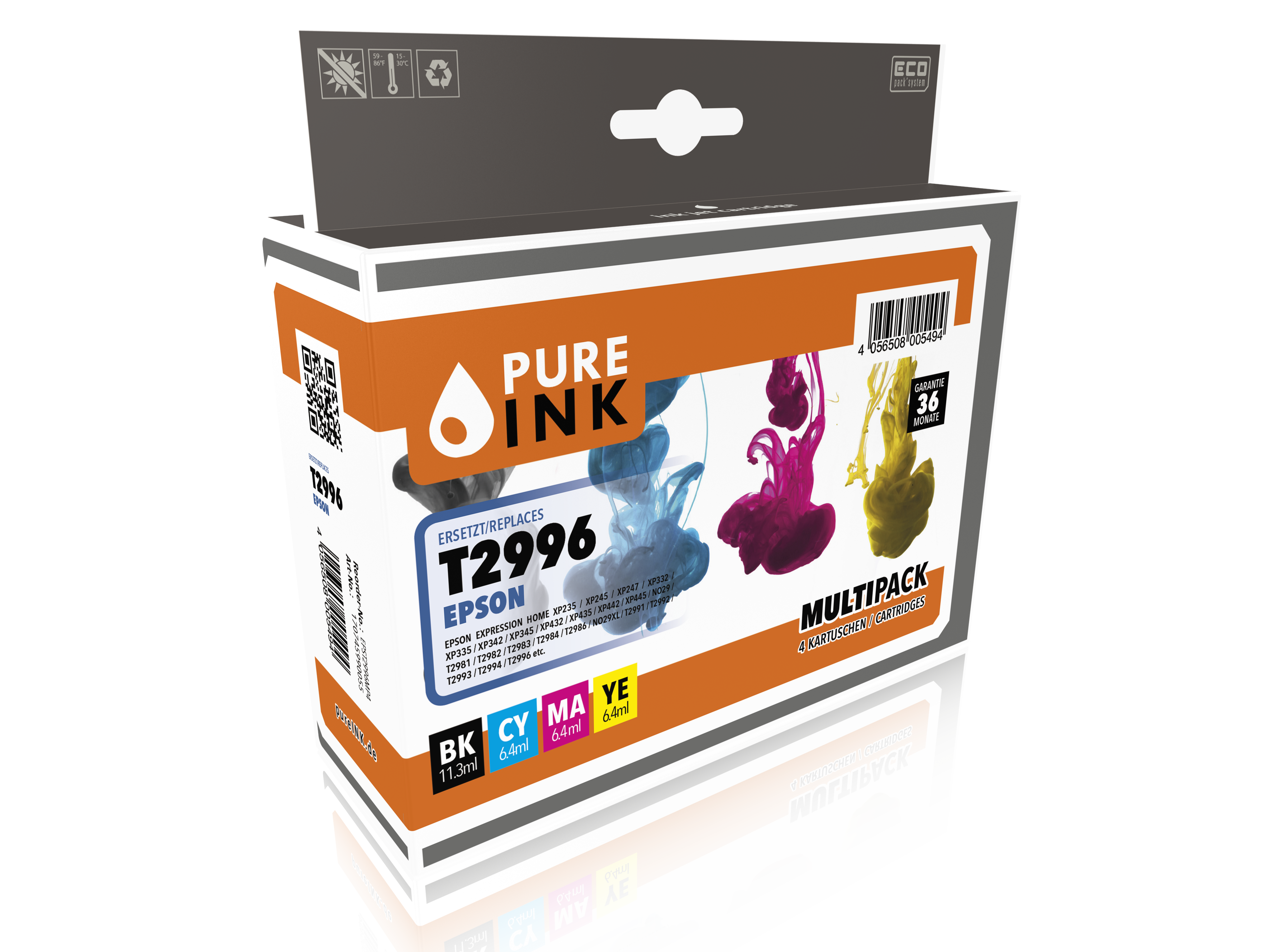 EPT2996MP4 CMYK Druckerpatrone