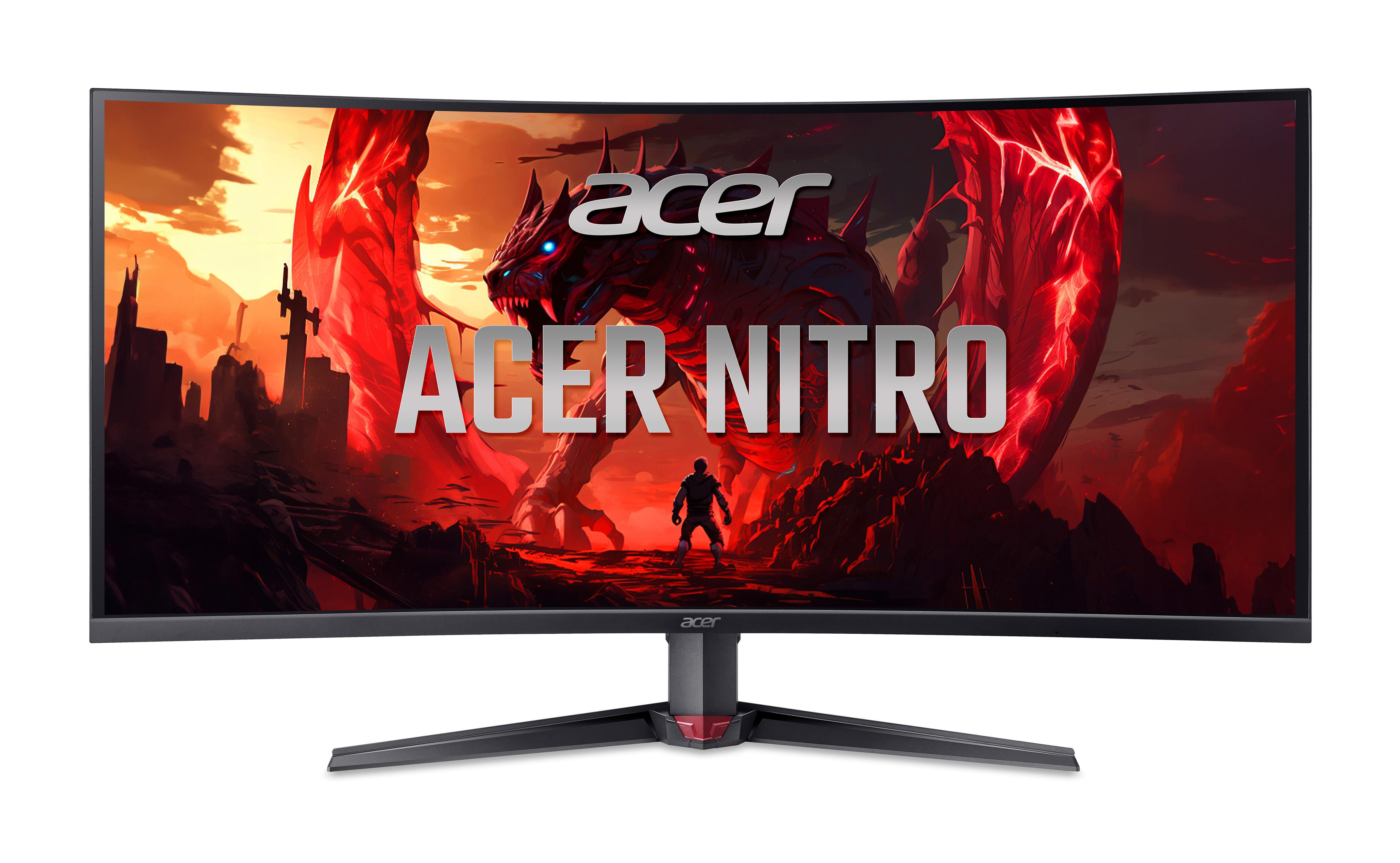Nitro XZ403CKRbmiiphuzx, Schwarz, 40 Zoll, Curved, Wide 4K, VA, 180 Hz, 0,5 ms