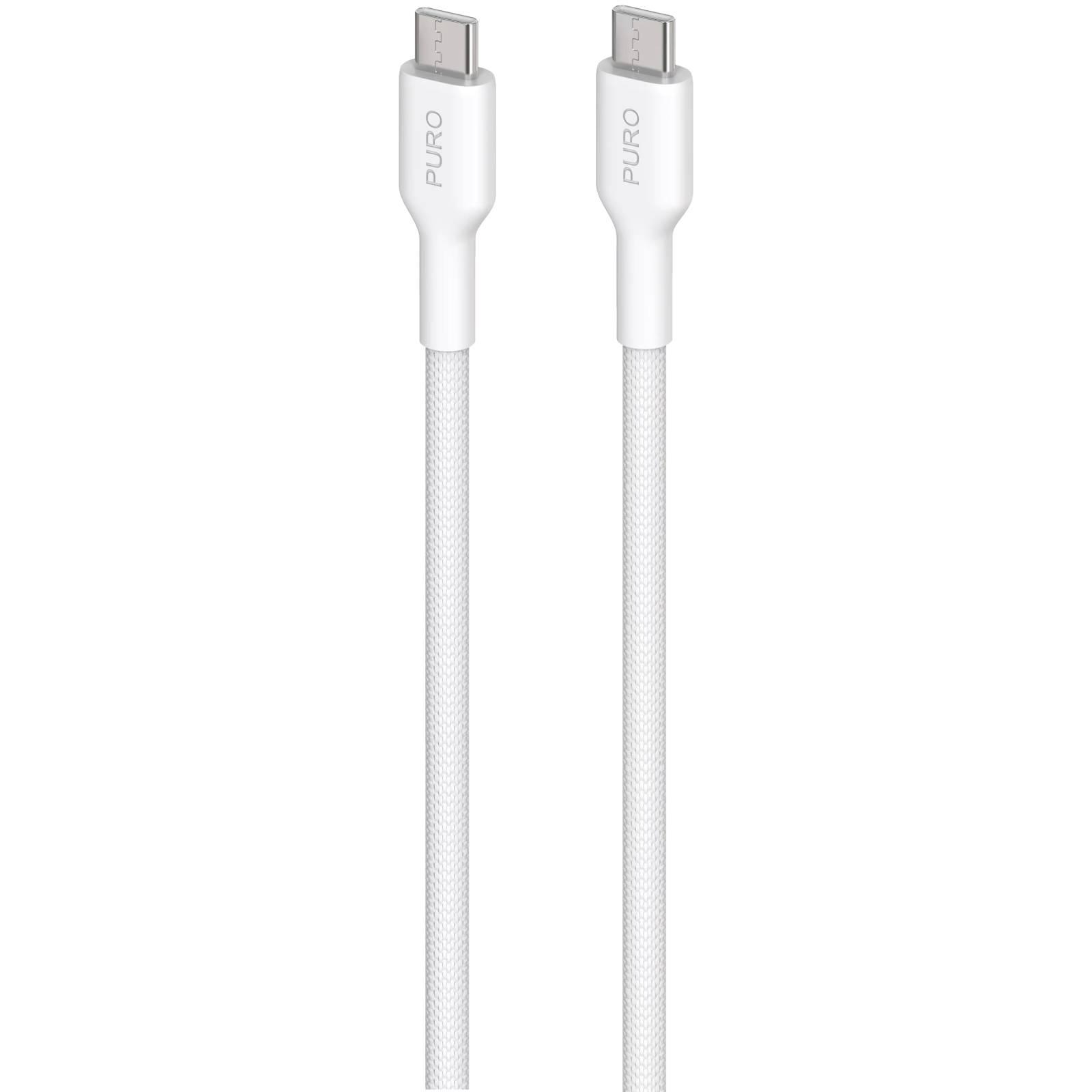 Power and Data Sync Fabrik cable from USB-C to USB-C 1,2m, Weiß