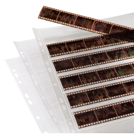 Negativ-Hüllen aus Polypropylen, 7 Streifen á 6 Neg., KB-Negative 24x36 mm