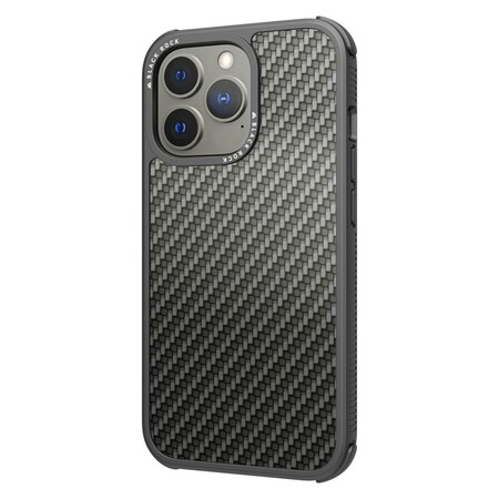Cover "Robust Real Carbon" für Apple iPhone 13 Pro, Schwarz Handyhülle