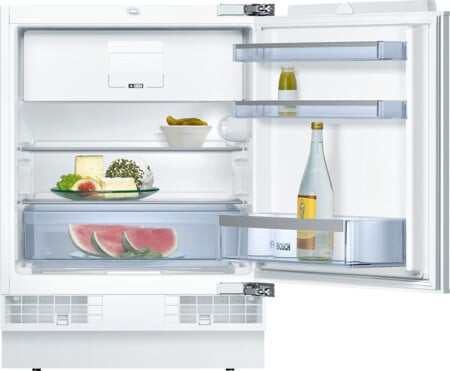 iQ500, Unterbau-Kühlschrank mit Gefrierfach, 82 x 60 cm, Flachscharnier mit  Softeinzug KU22LADD0H - Einbaukühlschrank EU Norm 60cm vollintegriert