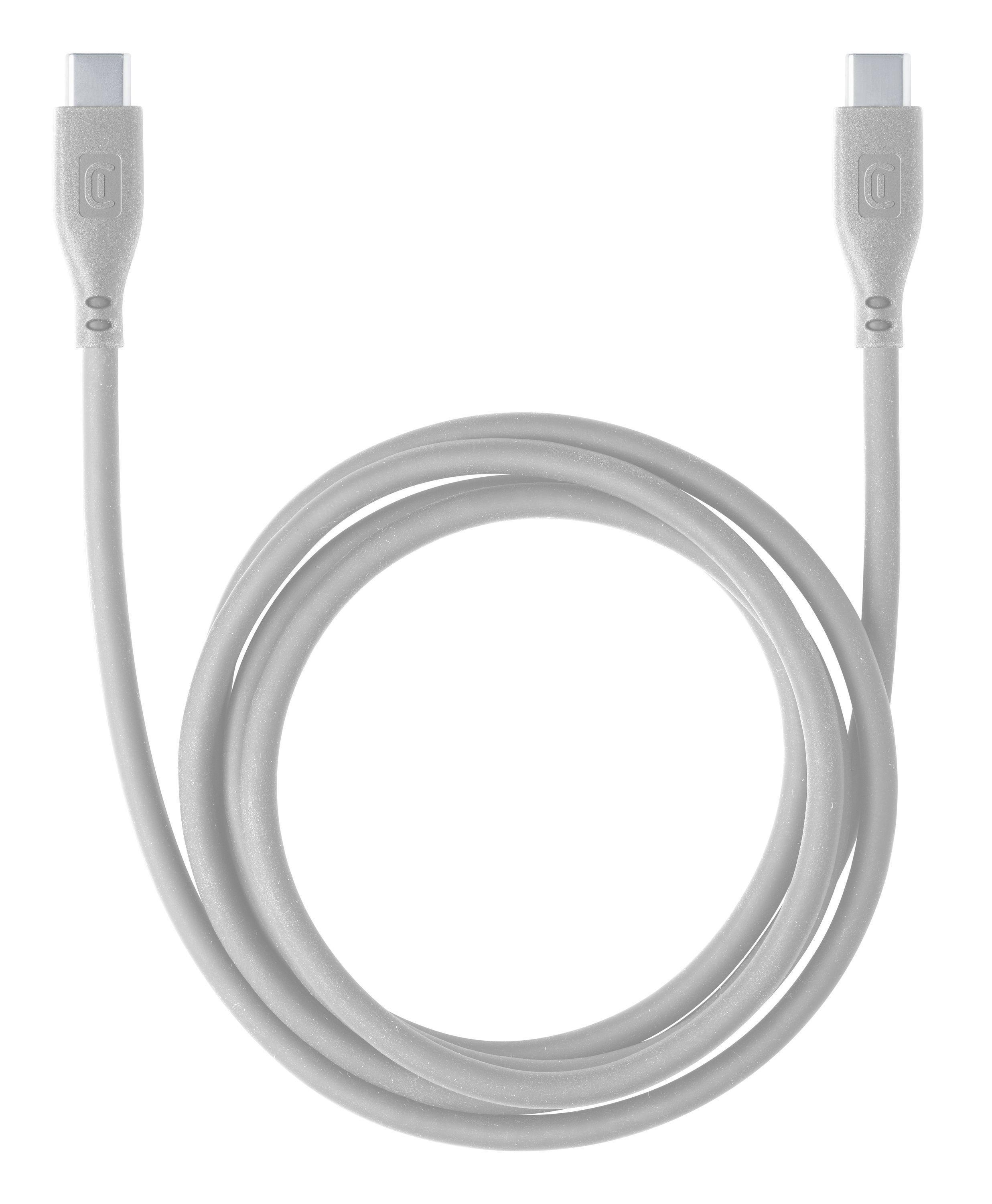 Soft Data Cable USB Typ-C/ Typ-C 1,2m Gray (60296)