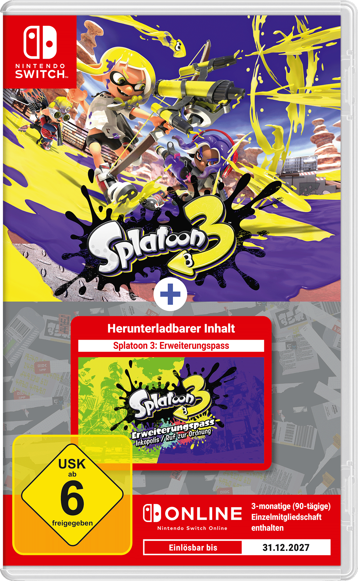 Splatoon 3 + Erweiterungspass - Set Nintendo Switch-Spiel