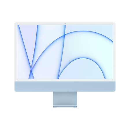 iMac 24 Zoll blau, 2021, Apple M1, 8-Core-CPU, 8-Core-GPU, 8 GB, 512 GB SSD
