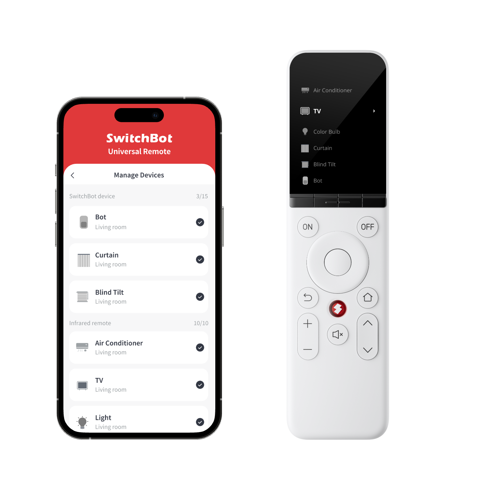 Universal Remote, All-in-One smarte Fernbedienung, Weiß