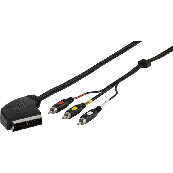 Scart / Cinch Verbindung IN / OUT, 2m (47017)